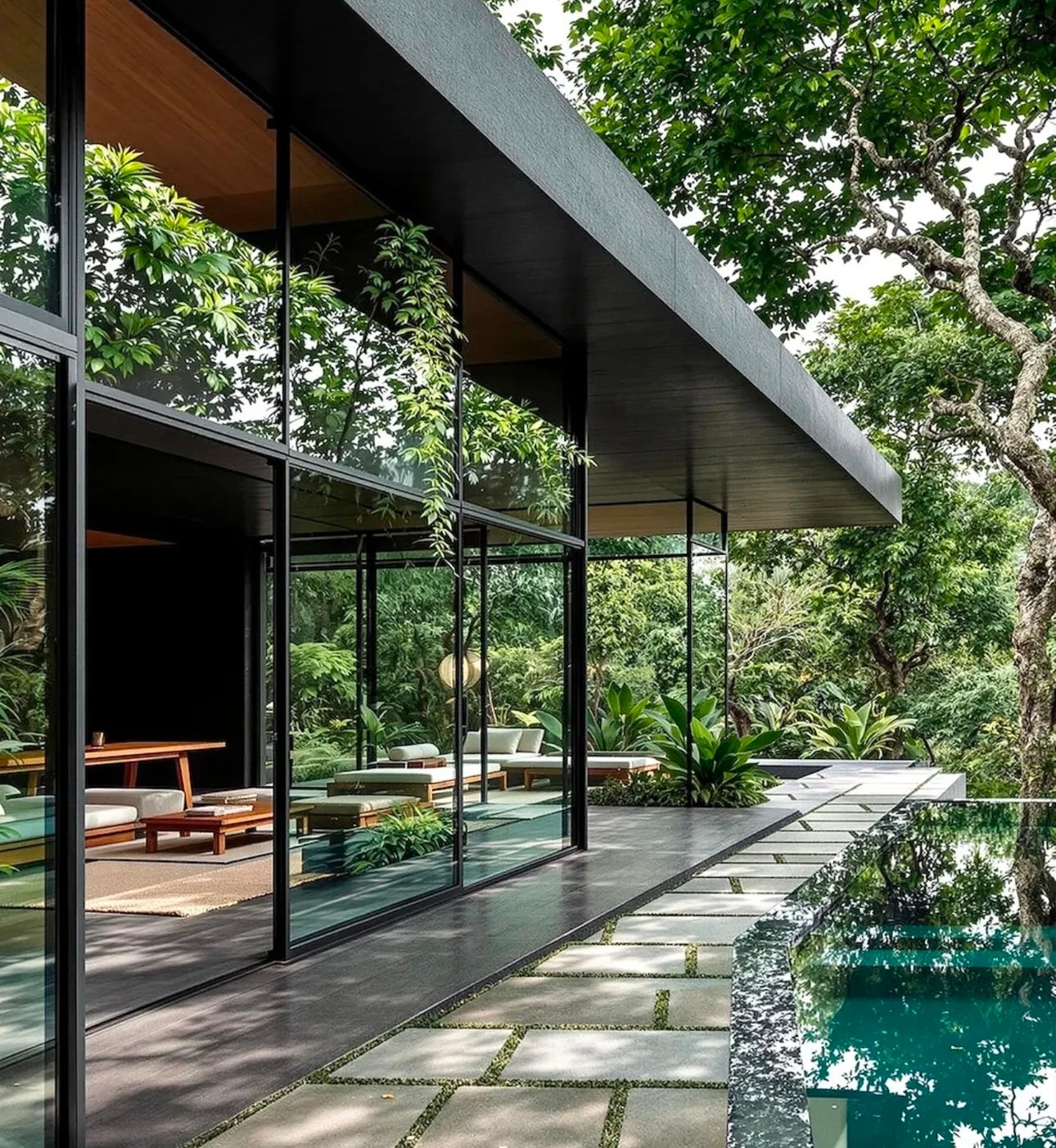 Panoramic view of the property